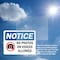Signmission No Photos Or Video Allowed, 7 in W x Rectangle, Vinyl Decal OS-2PACK-NS-D-57-L-16179 - alternate 6